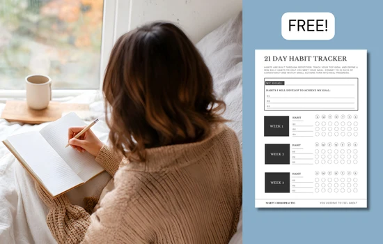 Marty Chiro 21 Day Habit Tracker For Article